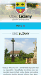 Mobile Screenshot of luzany.cz